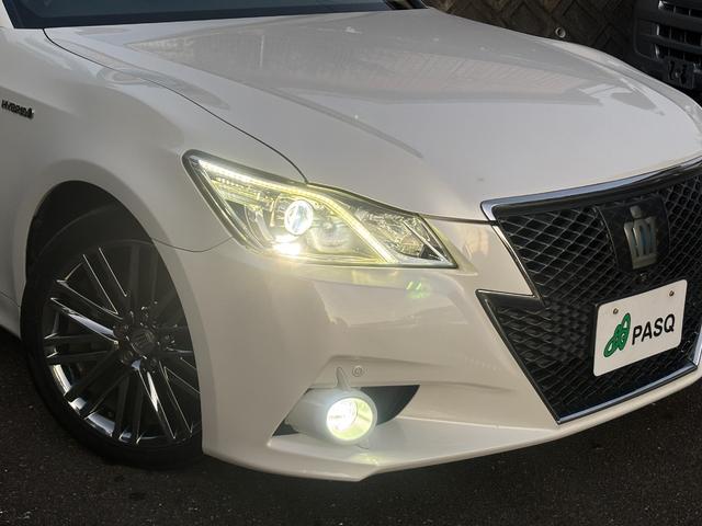 クラウンハイブリッド アスリートＳ　ＯＰ１８インチアルミ　全周囲カメラ　アドバンストパッケージ　メーカーナビ　フルセグ　衝突軽減　レーダークルーズ　インテリジェントクリアランスソナー　ＨＩＤ　シートヒーター　ＥＴＣ　禁煙　ブルートゥース（11枚目）
