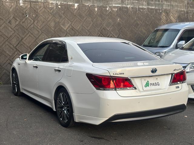 クラウンハイブリッド アスリートＳ　ＯＰ１８インチアルミ　全周囲カメラ　アドバンストパッケージ　メーカーナビ　フルセグ　衝突軽減　レーダークルーズ　インテリジェントクリアランスソナー　ＨＩＤ　シートヒーター　ＥＴＣ　禁煙　ブルートゥース（27枚目）