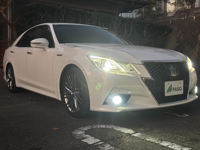 クラウンハイブリッド アスリートＳ　ＯＰ１８インチアルミ　全周囲カメラ　アドバンストパッケージ　メーカーナビ　フルセグ　衝突軽減　レーダークルーズ　インテリジェントクリアランスソナー　ＨＩＤ　シートヒーター　ＥＴＣ　禁煙　ブルートゥース（33枚目）