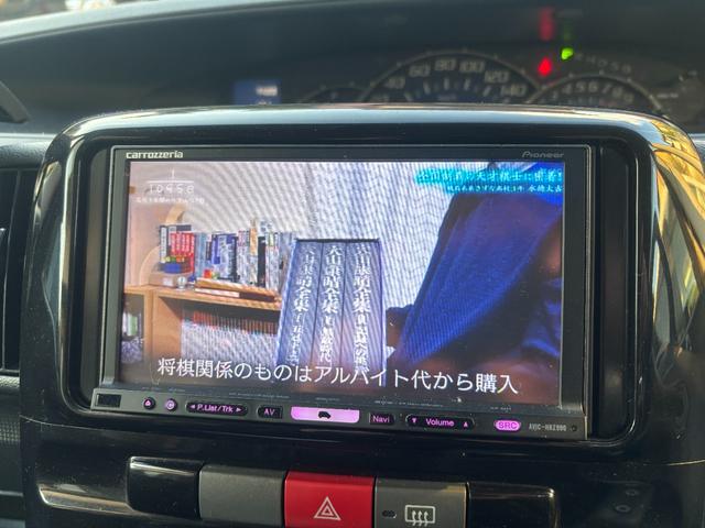 タント カスタムX 社外ナビ フルセグ ETC パワースライドドア スマートキーHID 純正アルミ 車検令和9年2月 禁煙(4枚目)
