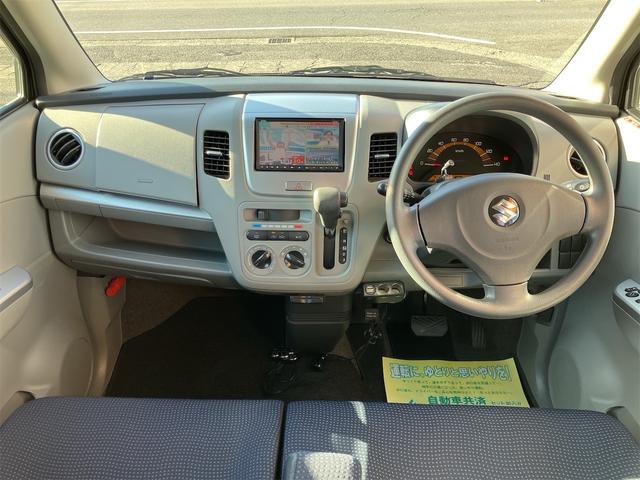 ワゴンＲ ＦＸリミテッド　ＥＴＣ　社外ナビ地デジＴＶ　ＤＶＤ再生　スマートキー　プッシュスターター　電動格納ドアミラー　ベンチシート　純正１４インチＡＷ　タイミングチェーン（2枚目）