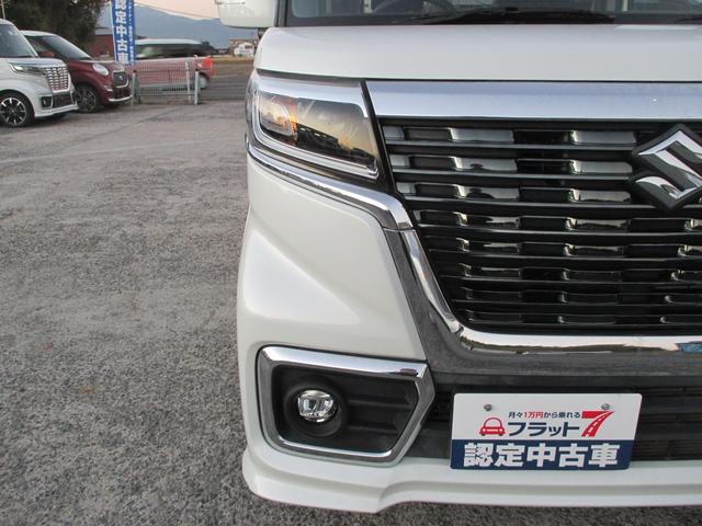 スペーシアカスタム ハイブリッドGS ETC メモリーナビ ワンオーナー 左側電動スライドドア 純正14インチアルミホイール アイドリングストップ 衝突被害軽減システム LEDヘッドランプ オートライト オートマチックハイビーム(4枚目)