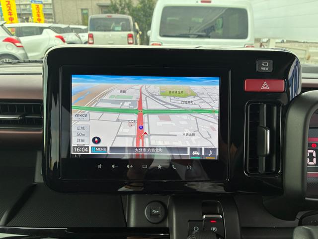 スペーシアカスタム カスタム　ＨＹＢＲＩＤ　ＸＳ　ナビ　全方位カメラ　両側ＰＳＤ　バックカメラ　オートライト　Ｂｌｕｅｔｏｏｔｈ　スライドドア　純正ナビ　プッシュスタート　シートヒーター　オートエアコン　スズキセーフティーサポート　アイドリングストップ　横滑り防止機能（23枚目）