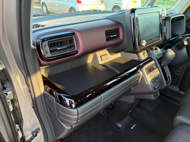 スペーシアカスタム カスタム　ＨＹＢＲＩＤ　ＸＳターボ　ナビ　全方位カメラ　オートライト　バックカメラ　Ｂｌｕｅｔｏｏｔｈ　スライドドア　純正ナビ　プッシュスタート　シートヒーター　オートエアコン　スズキセーフティーサポート　アイドリングストップ　横滑り防止機能（35枚目）