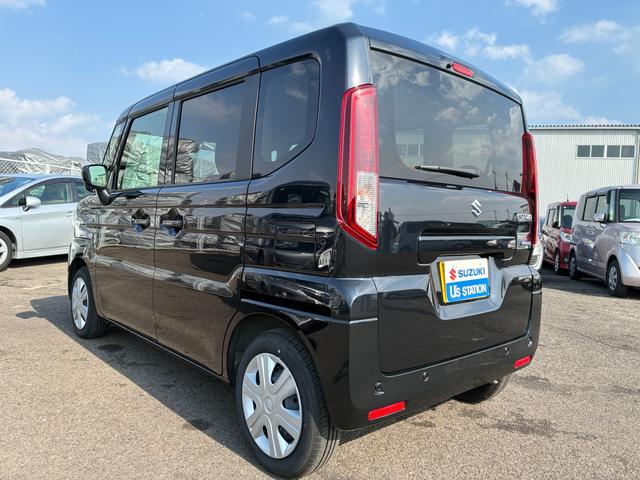 スペーシア ＨＹＢＲＩＤ　Ｇ　両側スライドドア　前後衝突被害軽減ブレーキ　オートライト　スライドドア　プッシュスタート　オートエアコン　スズキセーフティーサポート　アイドリングストップ　横滑り防止機能　衝突安全ボディ　盗難防止システム（7枚目）