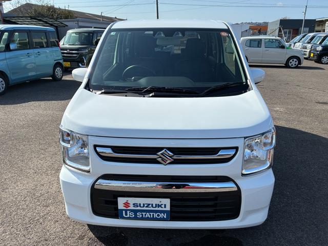 ワゴンＲ ＦＸ　４型　前後衝突被害軽減ブレーキ　横滑り防止装置　オートライト　プッシュスタート　シートヒーター　オートエアコン　スズキセーフティーサポート　横滑り防止機能　衝突安全ボディ　盗難防止システム（2枚目）