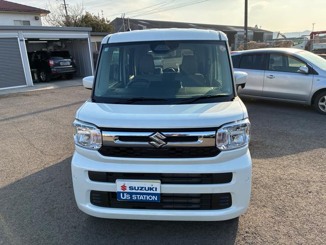 スペーシア HYBRID X ACC 前後衝突被害軽減B アイドリングS オートライト スライドドア プッシュスタート シートヒーター オートエアコン スズキセーフティーサポート アイドリングストップ 横滑り防止機能 衝突安全ボディ アダプティブクルーズコントロール(2枚目)