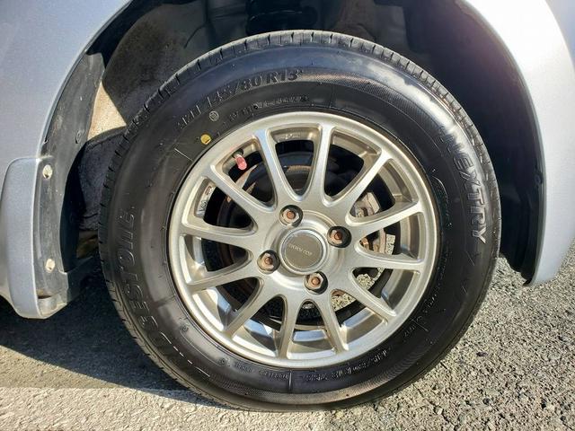 ミラ TX 5速マニュアル 社外13インチアルミホイール キーレスキー 前席パワーウィンドゥ シガーソケット ヘッドライトレベライザー フロアマット サイドバイザー(27枚目)