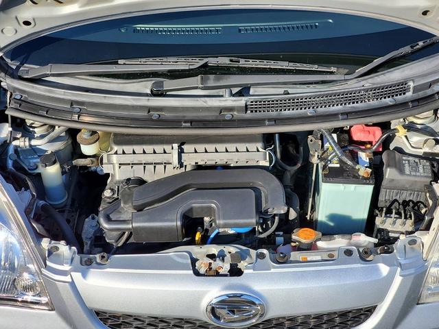 ミラ TX 5速マニュアル 社外13インチアルミホイール キーレスキー 前席パワーウィンドゥ シガーソケット ヘッドライトレベライザー フロアマット サイドバイザー(33枚目)