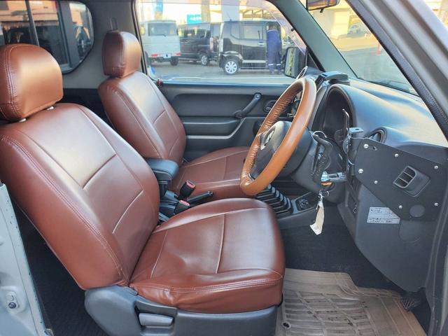 ジムニー ＸＧ　リフトアップ　社外１６インチアルミホイール　ブロックタイヤ　スペアタイヤ　社外バンパー　ＬＥＤテールランプ　シートカバー　ＥＴＣ（12枚目）