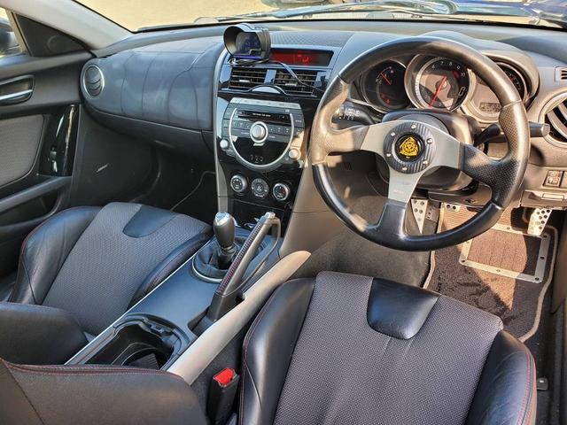 RX-8 タイプRS 純正RECAROシート LSD 社外17AW ローダウン カードキー BOSE HIDライト リアスポイラー(13枚目)
