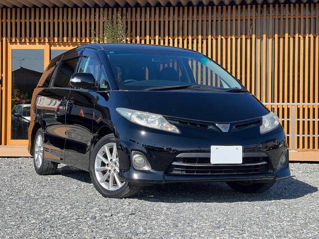 エスティマ アエラス ETC バックカメラ クルーズコントロール 純正17インチアルミホイール パワースライドドア プッシュスタート スマートキー HIDヘッドライト DVD CD デュアルエアコン フロントフォグ(2枚目)