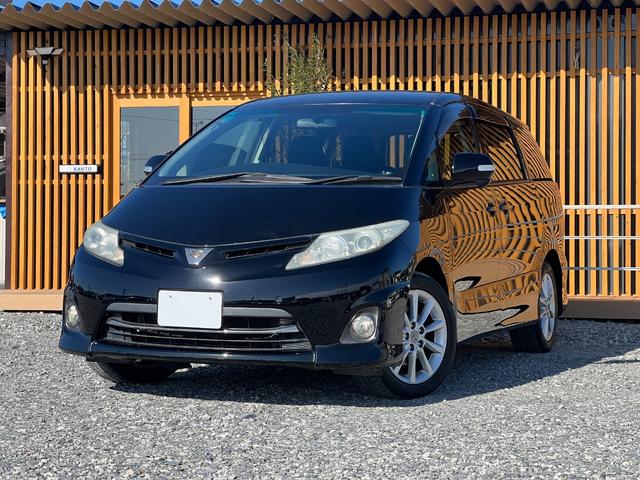 エスティマ アエラス ETC バックカメラ クルーズコントロール 純正17インチアルミホイール パワースライドドア プッシュスタート スマートキー HIDヘッドライト DVD CD デュアルエアコン フロントフォグ(6枚目)