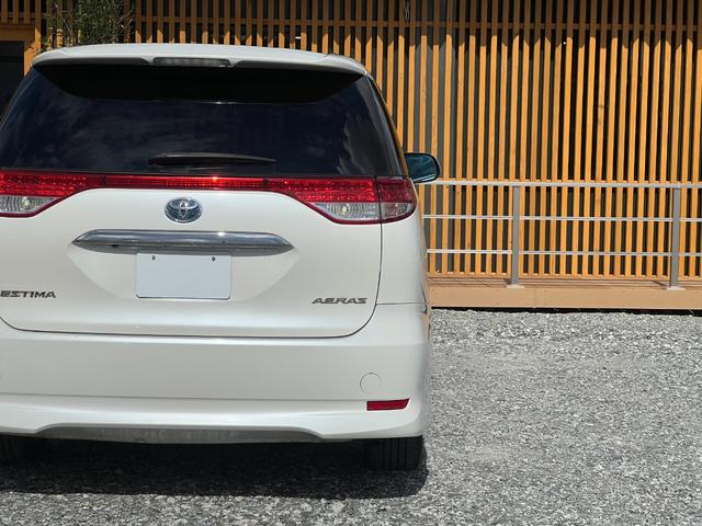 エスティマ 2.4アエラス Gエディション ドラレコ ETC ガラスルーフ バックカメラ 両側電動スライドドア 純正17インチアルミホイール ステアリモコン スマートキー デュアルエアコン ルームライトLED HIDヘッドライト 純正ナビ(16枚目)