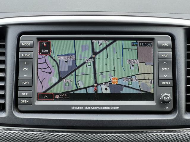 ギャランフォルティススポーツバック スポーツ バックカメラ MTモード パドルシフト 純正18インチアルミホイール キーレス ステアリモコン オートエアコン HIDヘッドライト 純正ナビ スペアキー 取扱説明書 フォグライト CD・DVD再生(19枚目)