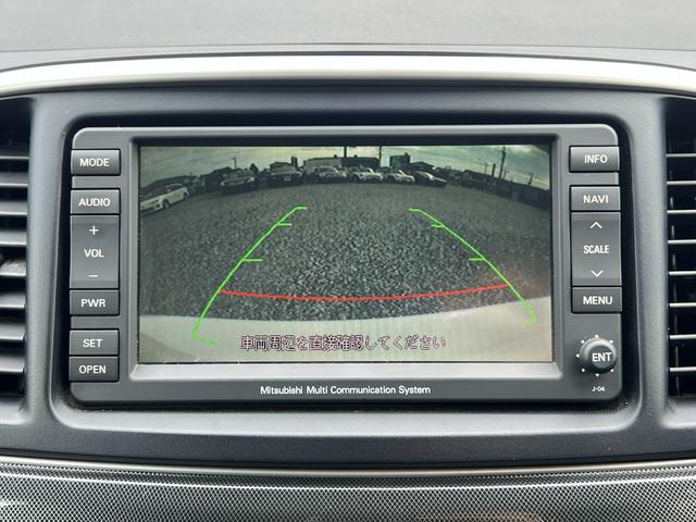 ギャランフォルティススポーツバック スポーツ バックカメラ MTモード パドルシフト 純正18インチアルミホイール キーレス ステアリモコン オートエアコン HIDヘッドライト 純正ナビ スペアキー 取扱説明書 フォグライト CD・DVD再生(20枚目)