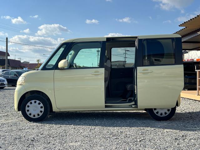 タント ETC 走行距離22000Km キーレスエントリー CD再生 レベライザー6段階 左側スライドドア スペアタイヤ 取扱説明書 フロアマット タイミングチェーン(8枚目)