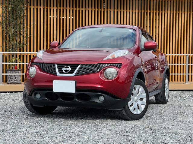 ジューク １５ＲＸ　タイプＶ　ＥＴＣ　バックカメラ　プッシュスタート　スマートキー　オートエアコン　オートライト　レベライザー４段階　取扱説明書　電動格納ドアミラー　スペアタイヤ　スペアキー　フロントフォグ（6枚目）