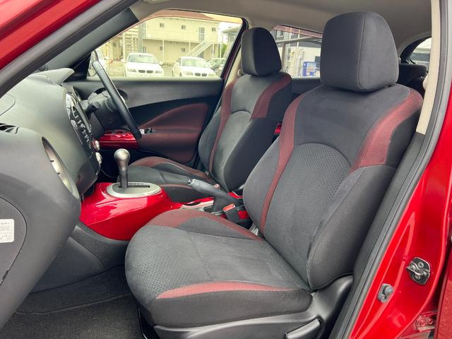 ジューク １５ＲＸ　タイプＶ　ＥＴＣ　バックカメラ　プッシュスタート　スマートキー　オートエアコン　オートライト　レベライザー４段階　取扱説明書　電動格納ドアミラー　スペアタイヤ　スペアキー　フロントフォグ（23枚目）