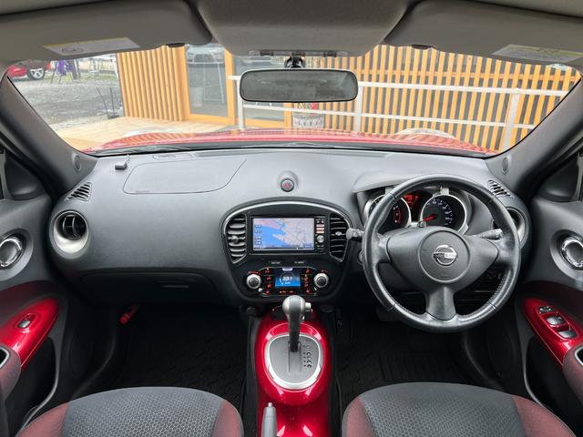 ジューク 15RX タイプV Bluetooth ETC バックカメラ プッシュスタート 純正17インチアルミホイール スマートキー オートエアコン オートライト 純正ナビ レベライザー4段階 取扱説明書 スペアタイヤ(4枚目)