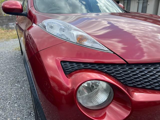 ジューク 15RX タイプV Bluetooth ETC バックカメラ プッシュスタート 純正17インチアルミホイール スマートキー オートエアコン オートライト 純正ナビ レベライザー4段階 取扱説明書 スペアタイヤ(13枚目)