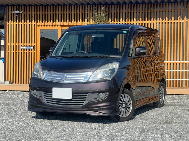 ソリオ Ｓ　ＥＴＣ　純正１４インチアルミホイール　両側電動スライドドア　プッシュスタート　スマートキー　オートライト　オートエアコン　ＴＶ　ＣＤ再生　ＨＩＤヘッドライト　フロントフォグ　電動格納ドアミラー（6枚目）