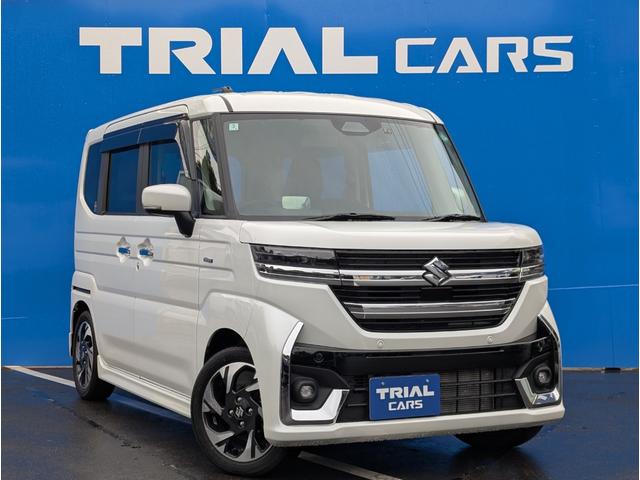 スペーシアカスタム 　９インチナビ・バックカメラ・コーナーセンサー・ＤＶＤ再生・ＢＬＵＥＴＯＯＴＨ対応・ドライブレコーダー・ステアリングヒーター・シートヒーター・ＬＥＤヘッドライト・リヤサーキュレーター・両側電動スライド（6枚目）