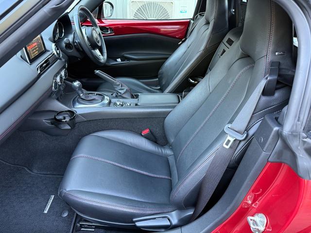 ロードスター Sレザーパッケージ マツダコネクト・純正ナビ・本革シート・フルセグTV・バックカメラ・ETC・スマートキー・シートヒーター・アイ・アクティブセンス(19枚目)