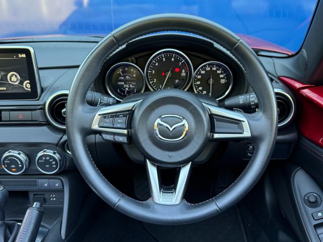 ロードスター Sレザーパッケージ マツダコネクト・純正ナビ・本革シート・フルセグTV・バックカメラ・ETC・スマートキー・シートヒーター・アイ・アクティブセンス(32枚目)