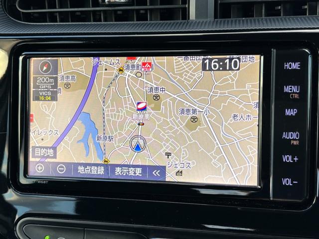 アクア Ｓスタイルブラック　禁煙車　後期型　セーフティセンス　純正ＳＤナビ　フルセグ　バックモニター　前後ドラレコ　ＬＥＤヘッドライト　フォグランプ　レーンディパーチャーアラート　プリクラッシュセーフティ　ＥＴＣ　アームレスト（4枚目）