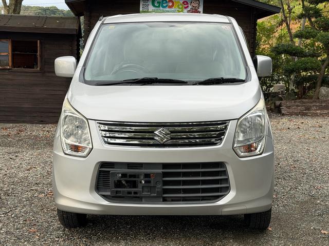 ワゴンR FX 社外14アルミホイール キーレス オートエアコン 電動格納ミラー ベンチシート アイドリングストップ 運転席エアバック 助手席エアバック パワーステアリング パワーウィンドウ 修復歴無し 車検整備付き(6枚目)