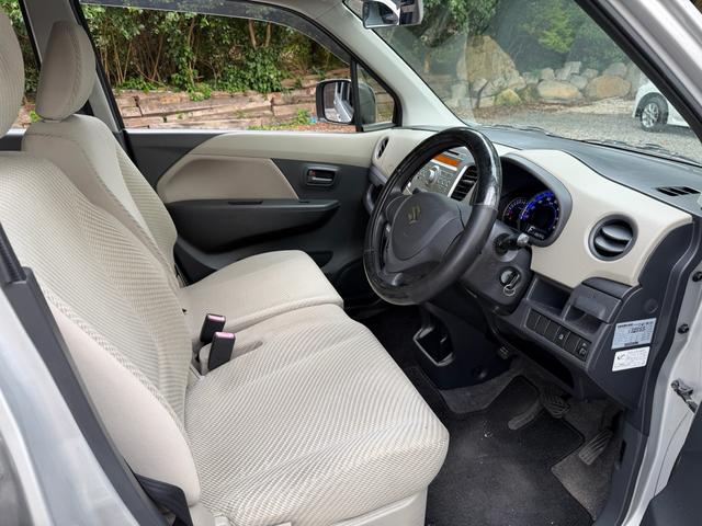 ワゴンR FX 社外14アルミホイール キーレス オートエアコン 電動格納ミラー ベンチシート アイドリングストップ 運転席エアバック 助手席エアバック パワーステアリング パワーウィンドウ 修復歴無し 車検整備付き(13枚目)