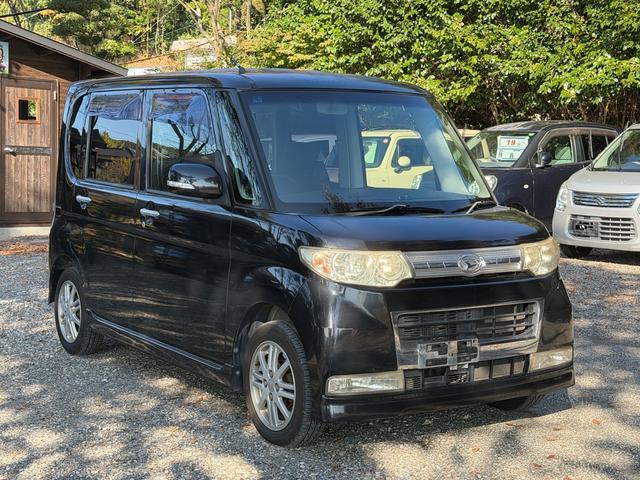 タント カスタムXリミテッド メモリーナビ フルセグテレビ バックカメラ 左側パワースライドドア HIDヘッドライト スマートキー ETC オートエアコン 純正14インチアルミ ベンチシート 電動格納ミラー フォグランプ(11枚目)