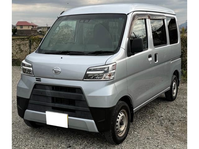 ハイゼットカーゴ DX SAIII 車検付き スマートアシスト 衝突回避支援ブレーキ 誤発進抑制制御 車線逸脱警報機能 オートハイビーム LEDヘッドライト 脱着可能荷室ビニールカーテン ドアバイザー アイドリングストップ PW(2枚目)