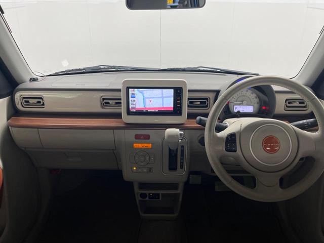 アルトラパン Sセレクション 純正SDナビ 衝突被害軽減システム ドラレコ スマートキー HIDヘッド ETC オートライト オートエアコン Bluetooth CD DVD再生 フルセグ 禁煙車(2枚目)