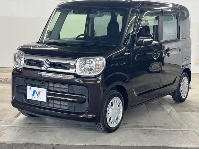 スペーシア ハイブリッドX 両側電動ドア 全周囲カメラ 衝突被害軽減システム レーダークルーズ 禁煙車 シートヒーター ドラレコ オートライト オートエアコン Bluetooth CD DVD再生 フルセグ(18枚目)