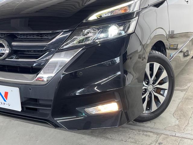 セレナ ハイウェイスター 両側電動ドア 純正SDナビ 全周囲カメラ 衝突被害軽減システム レーダークルーズ 禁煙車 スマートキー LEDヘッド ナビ連動ETC 純正16インチアルミ オートライト オートエアコン リアエアコン(42枚目)