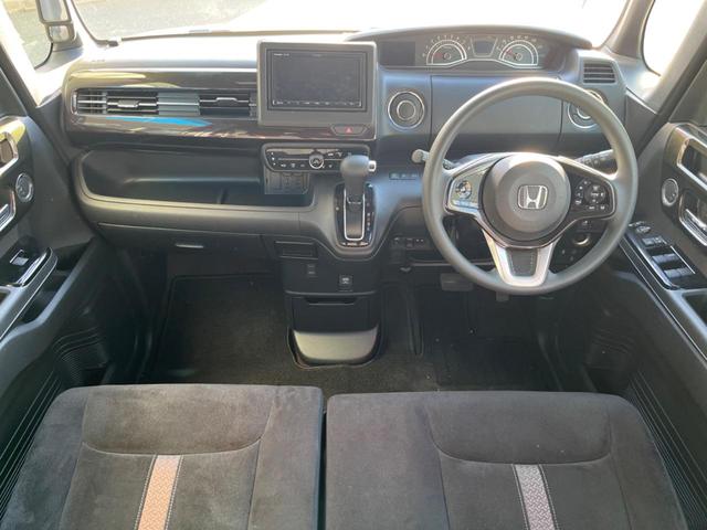 Ｎ－ＢＯＸカスタム Ｇ・Ｌホンダセンシング　電動スライドドア　バックカメラ　衝突被害軽減システム　レーダークルーズ　禁煙車　ドラレコ　スマートキー　ＬＥＤヘッド　ビルトインＥＴＣ　純正１４インチアルミ　オートハイビーム　車線逸脱警報（2枚目）