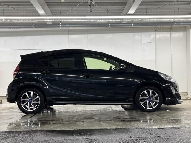 アクア Ｇブラックソフトレザーセレクション　エアロ　ＳＤナビ　バックカメラ　レザーシート　ＬＥＤヘッド　ビルトインＥＴＣ　クルコン　オートライト　オートエアコン　Ｂｌｕｅｔｏｏｔｈ　フルセグ　ＬＥＤフォグ（25枚目）