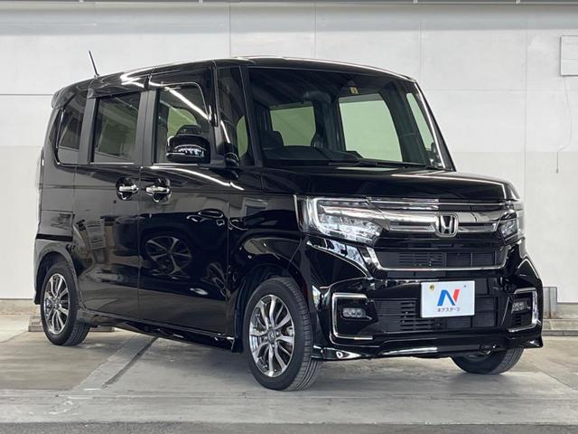 Ｎ－ＢＯＸカスタム Ｌ　両側電動ドア　純正ＳＤナビ　バックカメラ　衝突被害軽減システム　レーダークルーズ　禁煙車　コーナーセンサー　スマートキー　ＬＥＤヘッド　純正１４インチアルミ　オートハイビーム　車線逸脱警報（16枚目）