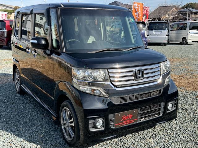 Ｎ－ＢＯＸカスタム Ｇ・Ｌパッケージ　片側パワースライドドア・プッシュスタート・アイドリングストップ・ドアミラーウィンカー・キーレス・オートライト（3枚目）
