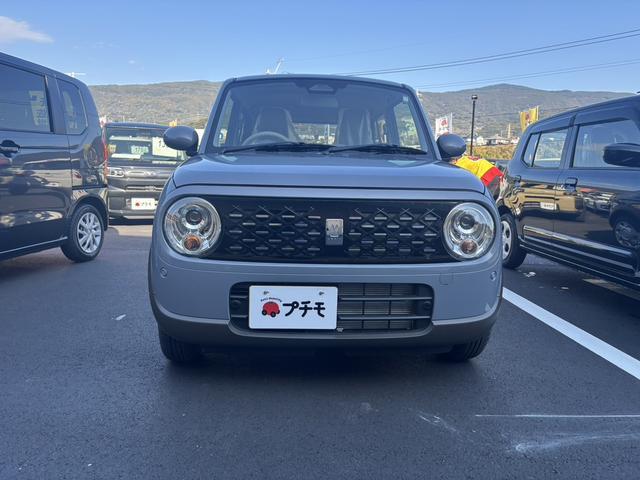 アルトラパン Ｌ　クリアランスソナー　衝突被害軽減システム　オートライト　ＬＥＤヘッドランプ　スマートキー　アイドリングストップ　電動格納ミラー　シートヒーター　ベンチシート　ＣＶＴ　盗難防止システム　ＡＢＳ　ＥＳＣ（2枚目）
