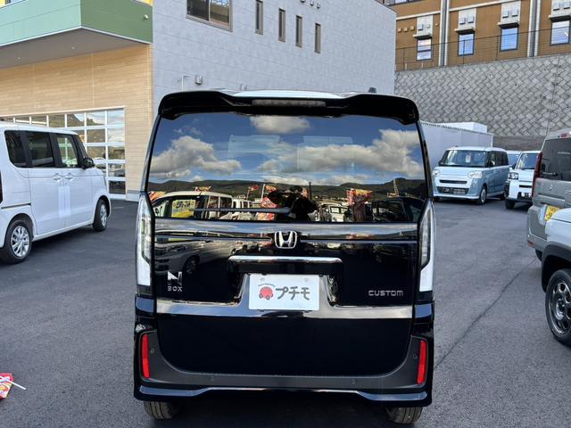 Ｎ－ＢＯＸカスタム コーディネートスタイル　両側スライド・片側電動　クリアランスソナー　オートクルーズコントロール　レーンアシスト　衝突被害軽減システム　オートライト　ＬＥＤヘッドランプ　スマートキー　アイドリングストップ　電動格納ミラー（3枚目）