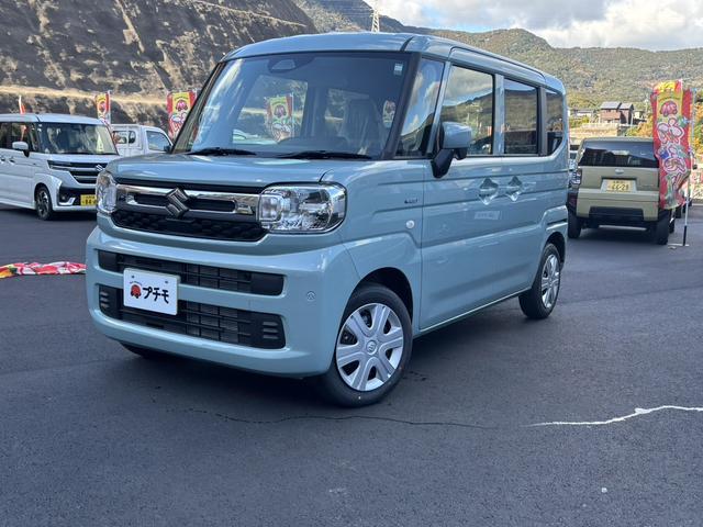 スペーシア ハイブリッドＧ　両側スライドドア　クリアランスソナー　衝突被害軽減システム　オートライト　ＬＥＤヘッドランプ　スマートキー　アイドリングストップ　電動格納ミラー　ＣＶＴ　盗難防止システム　ＡＢＳ　ＥＳＣ（2枚目）