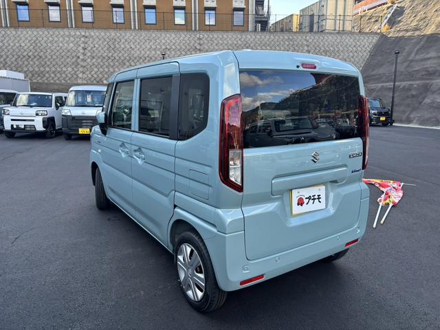 スペーシア ハイブリッドＧ　両側スライドドア　クリアランスソナー　衝突被害軽減システム　オートライト　ＬＥＤヘッドランプ　スマートキー　アイドリングストップ　電動格納ミラー　ＣＶＴ　盗難防止システム　ＡＢＳ　ＥＳＣ（3枚目）