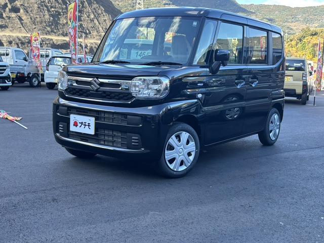 スペーシア ハイブリッドＧ　両側スライドドア　クリアランスソナー　衝突被害軽減システム　オートライト　ＬＥＤヘッドランプ　スマートキー　アイドリングストップ　電動格納ミラー　ＣＶＴ　盗難防止システム　ＡＢＳ　ＥＳＣ（2枚目）