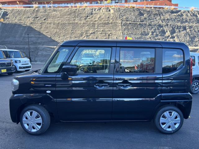 スペーシア ハイブリッドＧ　両側スライドドア　クリアランスソナー　衝突被害軽減システム　オートライト　ＬＥＤヘッドランプ　スマートキー　アイドリングストップ　電動格納ミラー　ＣＶＴ　盗難防止システム　ＡＢＳ　ＥＳＣ（3枚目）