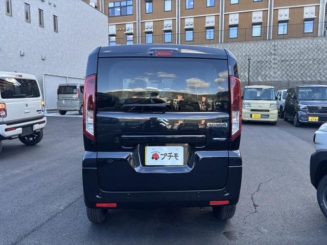 スペーシア ハイブリッドＧ　両側スライドドア　クリアランスソナー　衝突被害軽減システム　オートライト　ＬＥＤヘッドランプ　スマートキー　アイドリングストップ　電動格納ミラー　ＣＶＴ　盗難防止システム　ＡＢＳ　ＥＳＣ（5枚目）