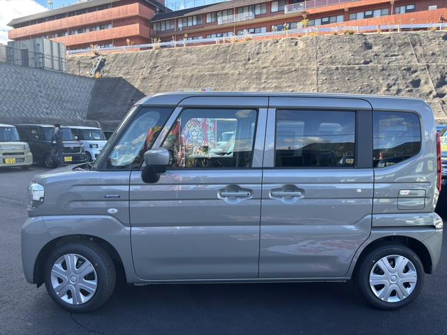 スペーシア ハイブリッドＧ　両側スライドドア　クリアランスソナー　衝突被害軽減システム　オートライト　ＬＥＤヘッドランプ　スマートキー　アイドリングストップ　電動格納ミラー　ＣＶＴ　盗難防止システム　ＡＢＳ　ＥＳＣ（3枚目）