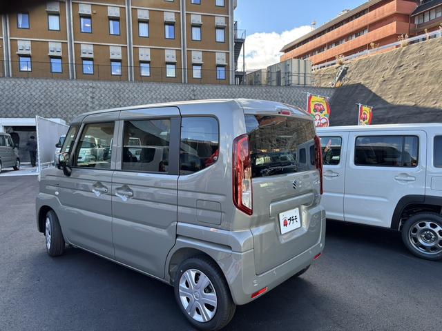 スペーシア ハイブリッドＧ　両側スライドドア　クリアランスソナー　衝突被害軽減システム　オートライト　ＬＥＤヘッドランプ　スマートキー　アイドリングストップ　電動格納ミラー　ＣＶＴ　盗難防止システム　ＡＢＳ　ＥＳＣ（4枚目）